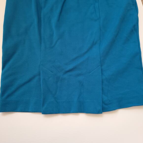 CAbi Sigourney Pencil Skirt Blue Ponte Knit Minimalist Stretch 3220 Women 4 - Picture 8 of 11